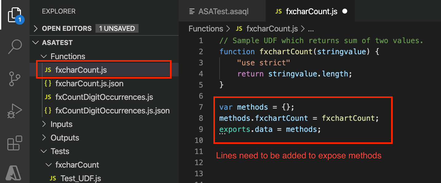 Stream Analytics JavaScript UDF