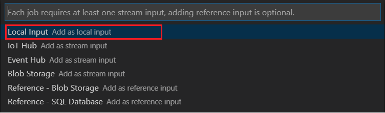 Visual Studio Code'de ASA yerel girişi ekleme