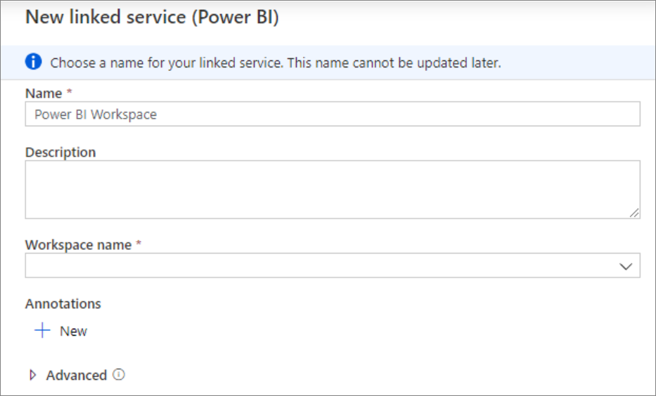 Power BI bağlı hizmet kurulumunu görüntüleme.