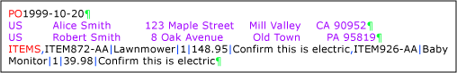 FlatFileSchema_SamplePurchaseOrder Sample Purchase Order