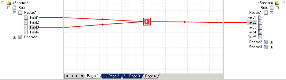 Moving_a_functoid_new2 Selected relationship is moved to a new page