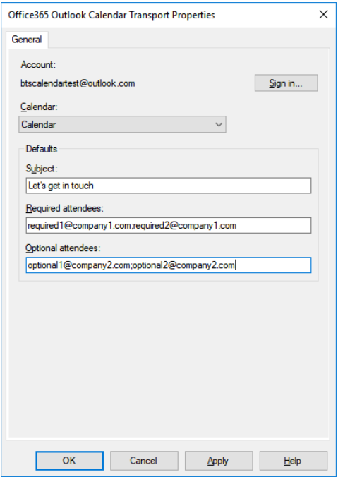 Endpoint properties