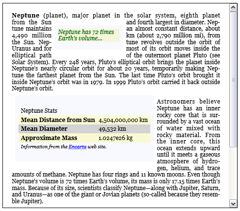 Ekran görüntüsü: Temel FlowDocumentScrollViewer