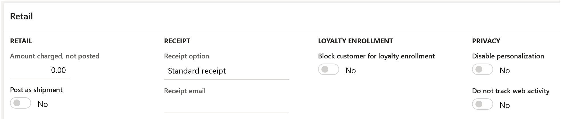 Gizlilik ayarlarının ekran görüntüsü.