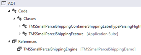 Visual Studio'da AOT düğümü