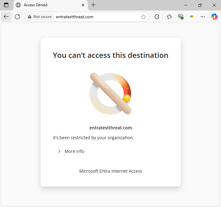 Şifrelenmemiş veya TLS tarafından incelenen HTTP trafiği için düz metin tarayıcı hatasını gösteren ekran görüntüsü.