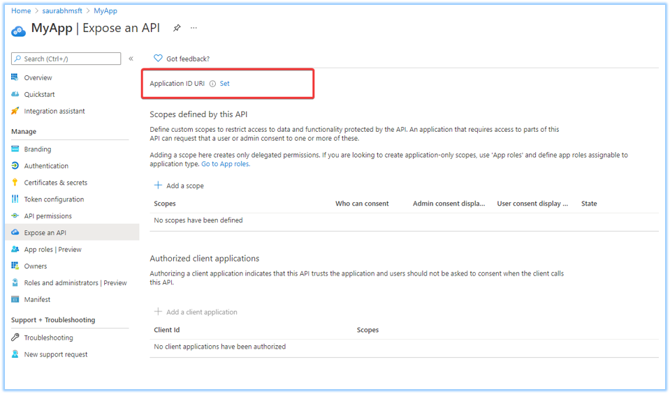 Application I D U R I'nin bulunduğu yeri gösteren ekran görüntüsü.