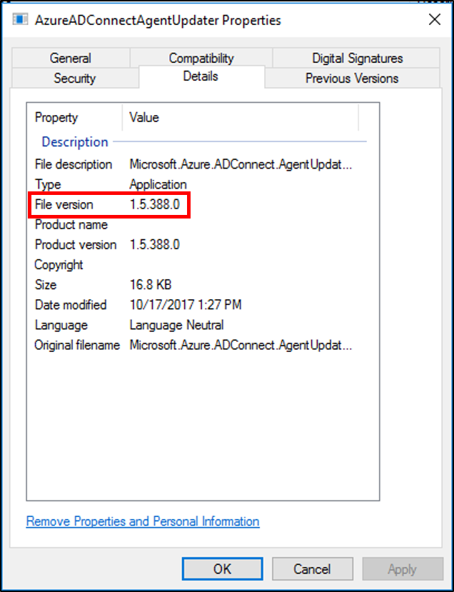 Aracısı güncelleştirici sürümü