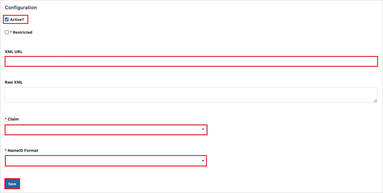 SSO SAML Sertifikasını Gösteren Ekran Görüntüsü