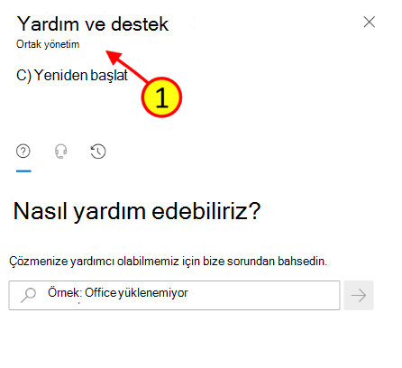 Intune yönetim merkezinde Nasıl yardım edebiliriz penceresini gösteren ekran görüntüsü.