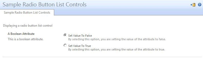 UocRadioButtonList control
