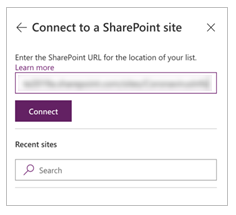 SharePoint sitesi URL'si.