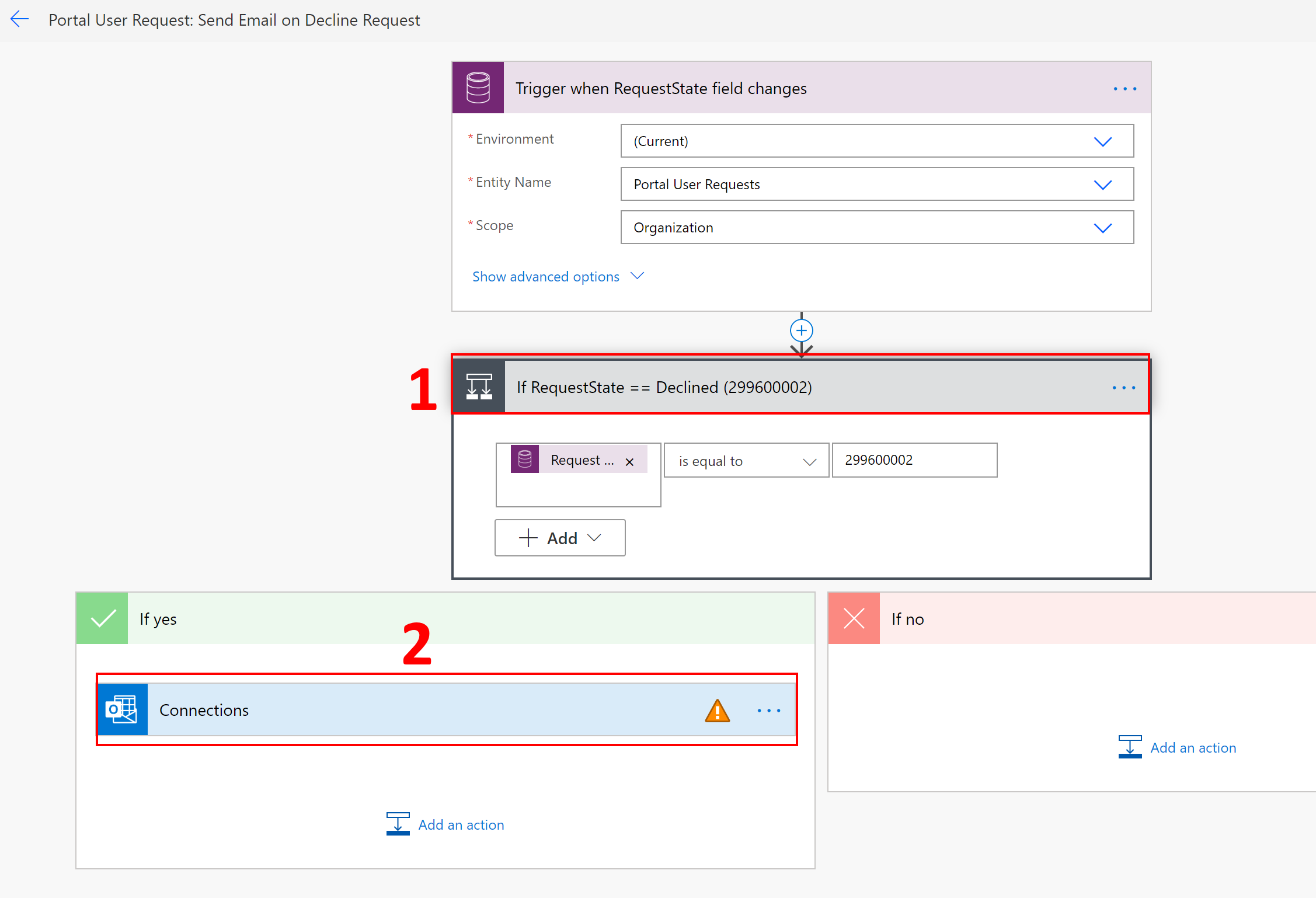 Outlook kimlik bilgilerini belirtme.