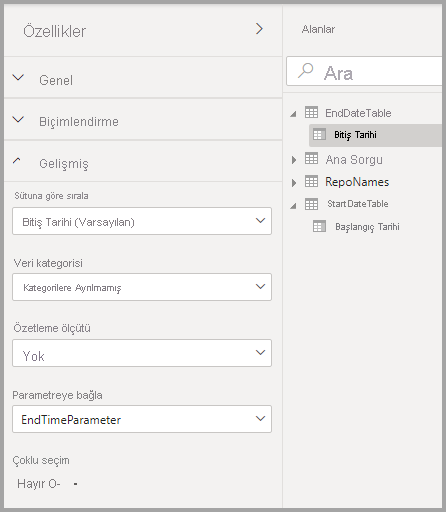 Screenshot that shows configuring more parameters.