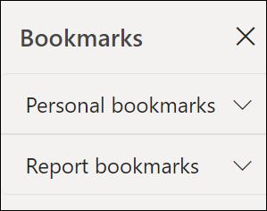 A screenshot showing the Bookmarks menu.