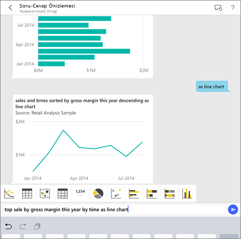 Top sales Q&A virtual analyst