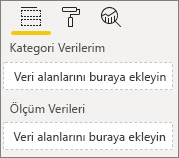 Alan demetindeki verilerin nasıl bağlanacağını gösteren ekran görüntüsü.