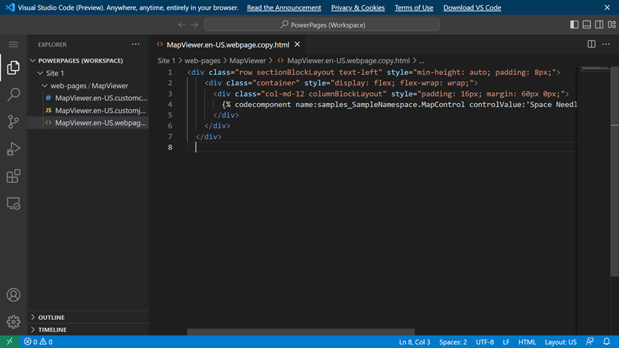 VS Code'a eklenen Liquid etiketi.