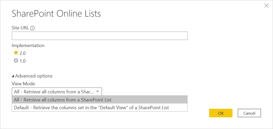 SharePoint Online Liste ayarlarının bir örneğini gösteren ekran.