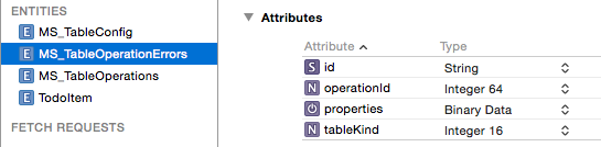 Tablo özniteliklerini MS_TableOperationErrors