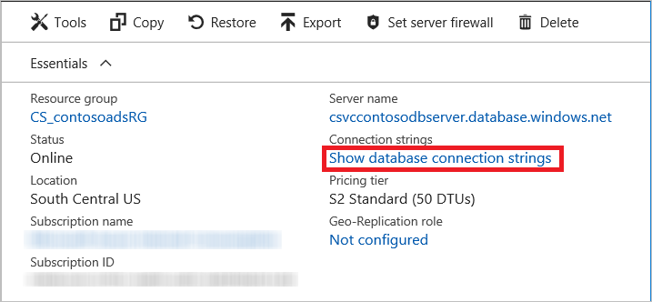 Bağlantı dizelerini göster