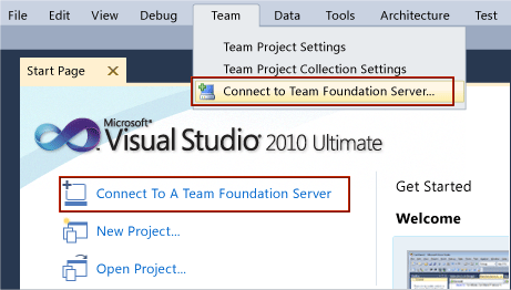 Team Foundation Server'ına Bağlanma