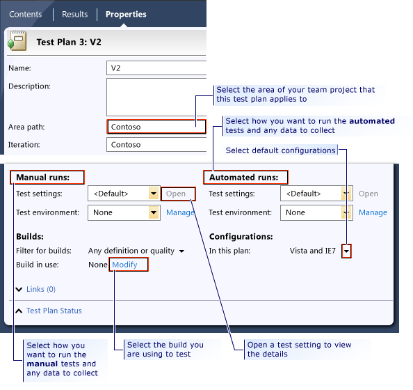 Plan özellikleri