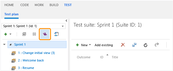 Microsoft Test Yöneticisi kullanarak açık test planı