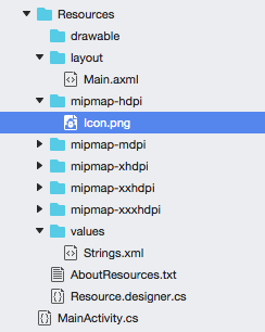 Resource files