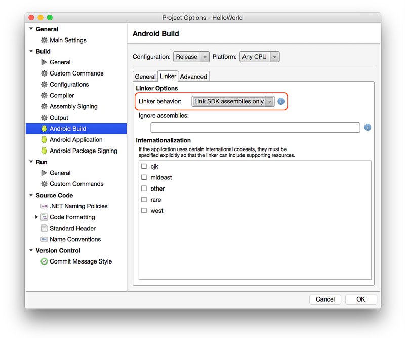 Bağlayıcı seçenekleri