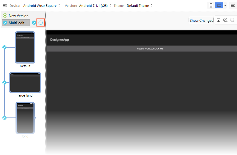 Unlink all layouts Unlink all layouts