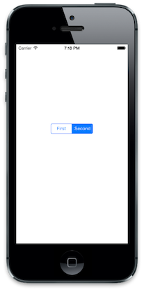 Örnek UISegmentedControl