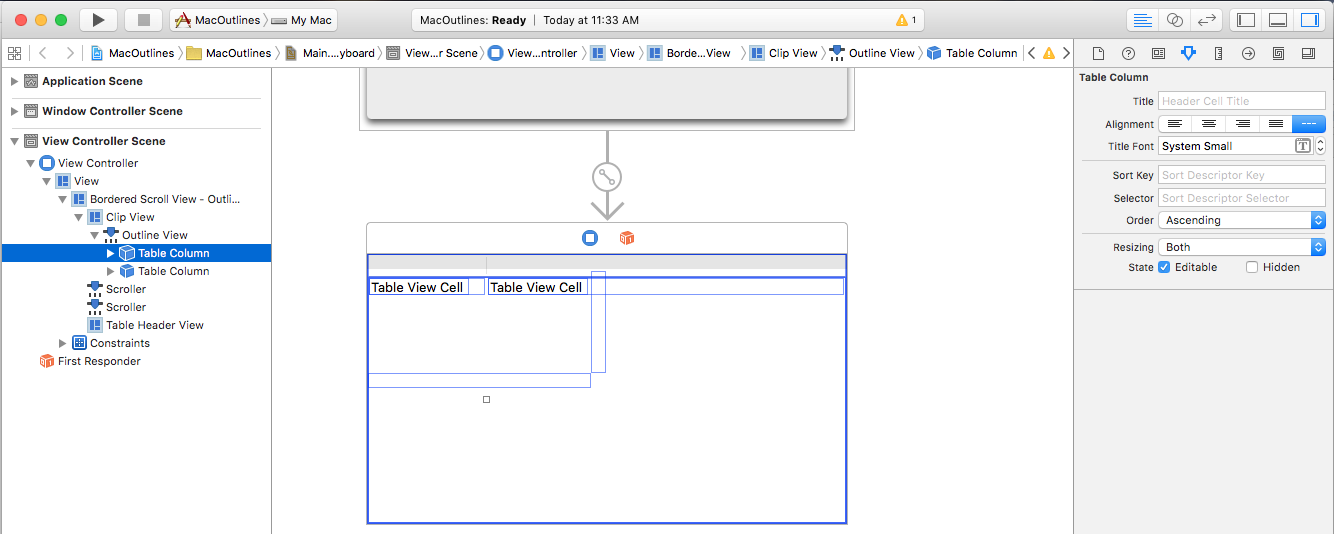 Öznitelik Denetçisi'nde seçili tablo sütunu için kullanılabilen özellikleri gösteren ekran görüntüsü.