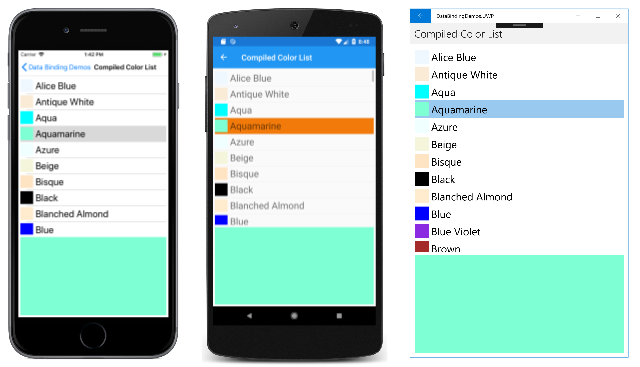 Derlenmiş Renk Listesi