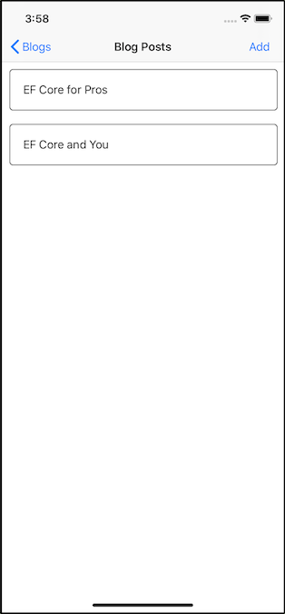 Blog gönderileri listesi sayfasının ekran görüntüsü