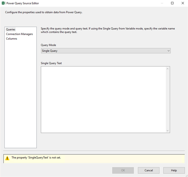 PQ Kaynak Sorguları Sekmesi Tek