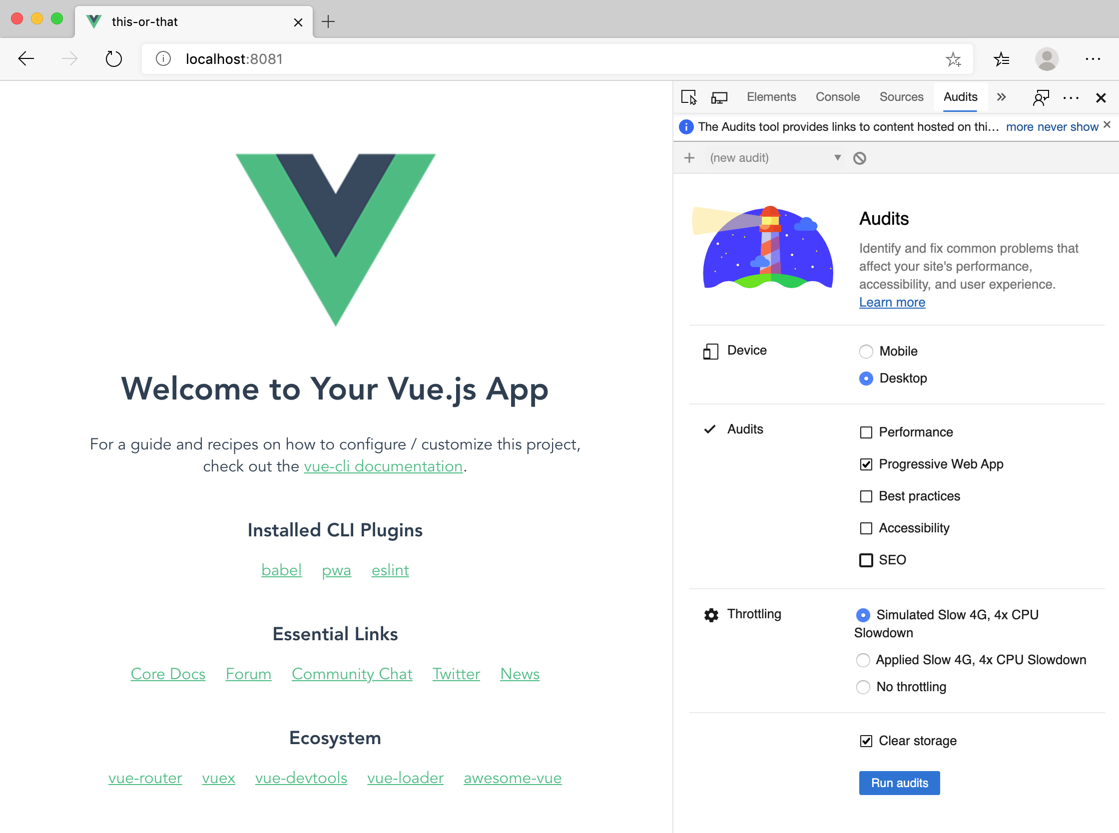 Your app.