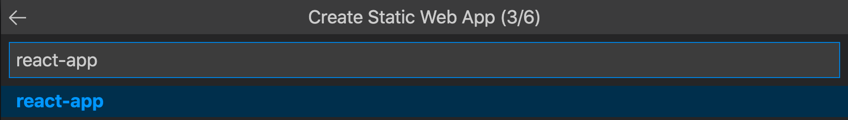 React uygulaması olarak girilen kod konumunu gösteren ekran görüntüsü.
