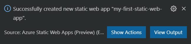 Kullanıcıdan GitHub'da eylemleri açmasını veya Yapılandırmayı Görüntüle/Düzenle'yi açmasını isteyen onay kodunun ekran görüntüsü.