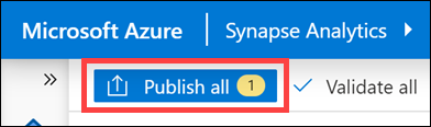 Publish all is highlighted.