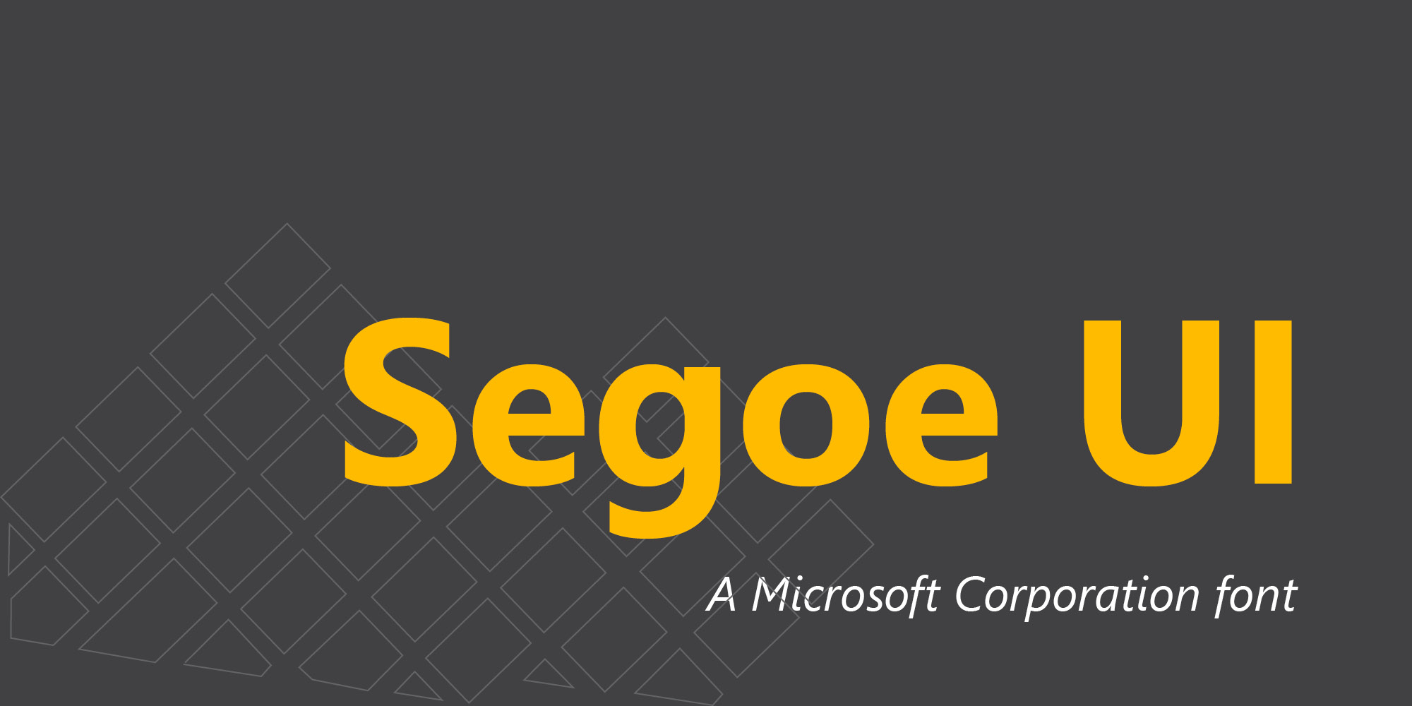 Segoe UI Poster 1