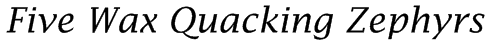 Lucida Fax Italic