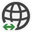 Küçük Dinamik simgesi ve C# dinamik veri web sitesini gösteren Web simgesi, ok kullanan simgelere örnek olarak.