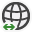 Küçük Dinamik simgesi ve C# dinamik veri web sitesini gösteren Web simgesi.