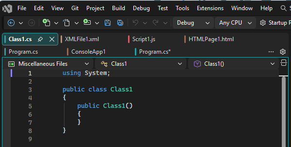 Birden çok satır halinde yerleştirilmiş sekmelerin ekran görüntüsü.
