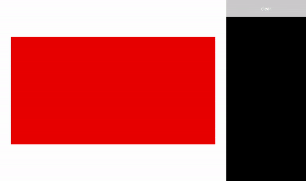 İşaretçi uygulaması kullanıcı arabirimi