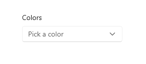 Açılan listenin sıkıştırılmış durumundaki görüntüsü.