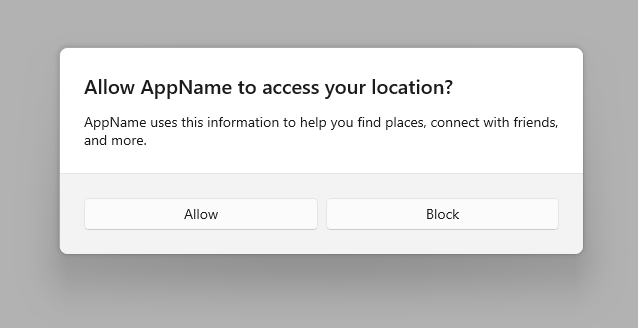 İki düğmeli bir iletişim kutusu