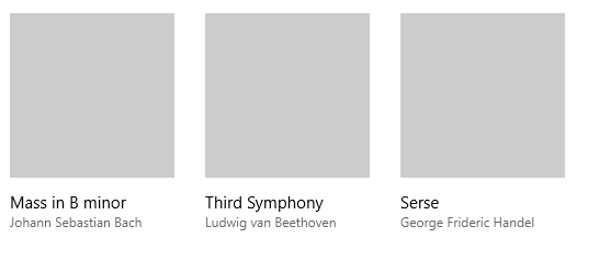 kare resim ve metin kılavuz görünümü örneği