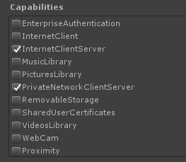 UWP Yayımlama Ayarları Özellikleri